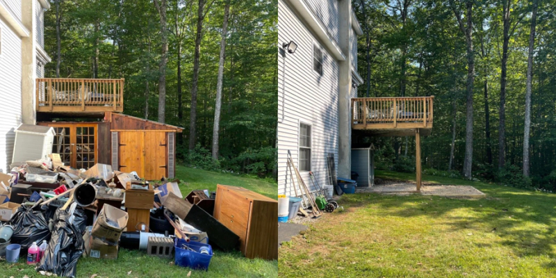 household items cleanup before and after laconia nh